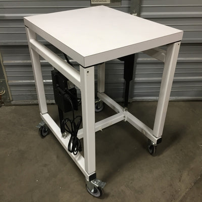 Used 30"x24" Electric Adjustable 38-50" Table Workstation Machine Base Fixture Bench
