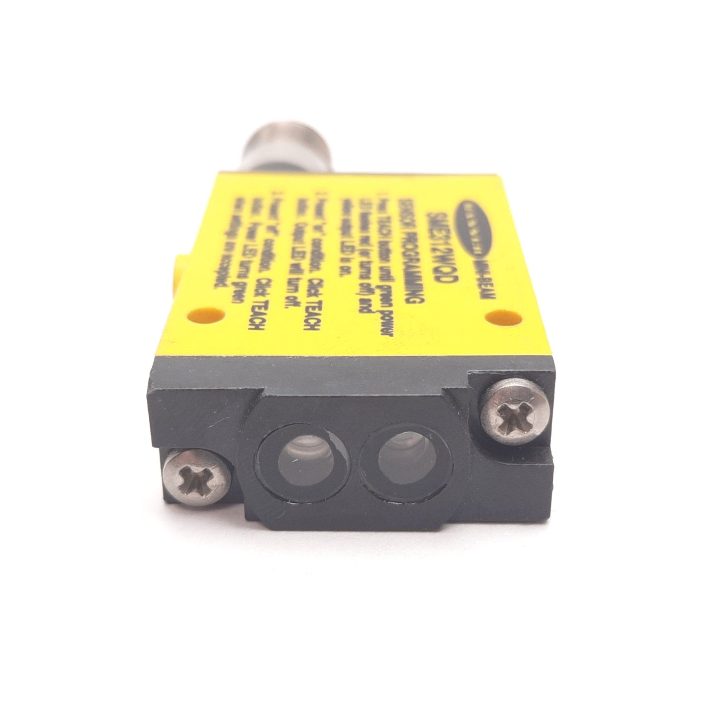 Used Banner SME312WQD Mini-Beam Photoelectric Divergent Diffuse Sensor 130mm 10-30VDC