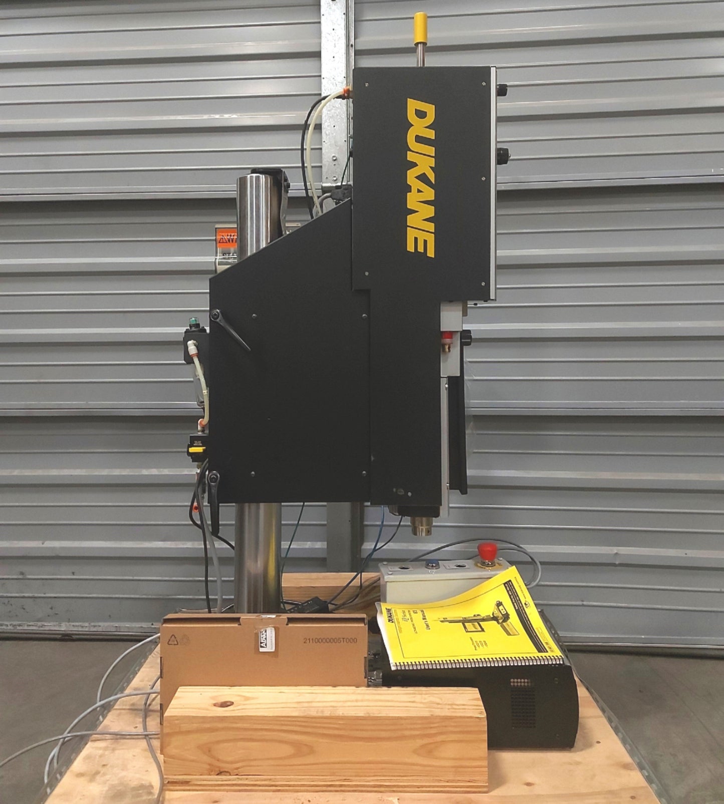 New – Open box Dukane 43Q220 IQ ES Ultrasonic Welder System 20kHz 1800W 7" 540lb Stroke 15" HMI