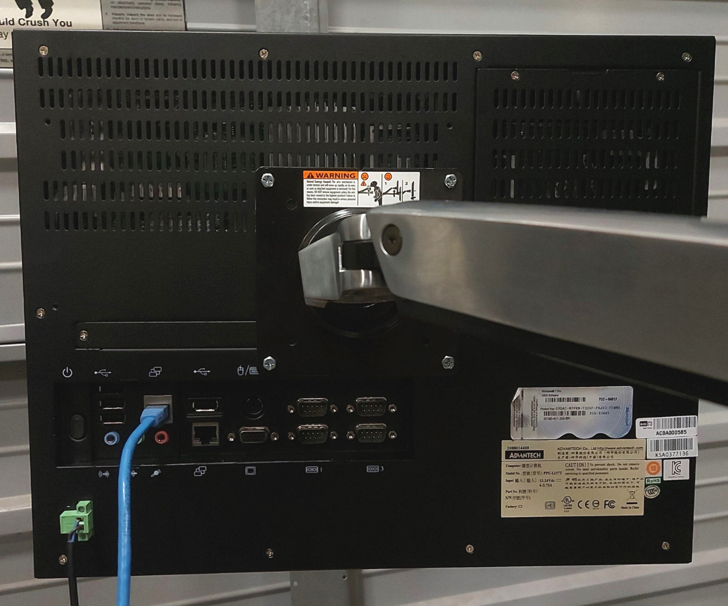 New – Open box Dukane 43Q220 IQ ES Ultrasonic Welder System 20kHz 1800W 7" 540lb Stroke 15" HMI