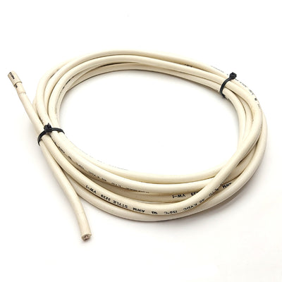 Used WIREMAX WUT-4012-9 Wire 40kVDC 12AWG 65 Strand Silicone UL 3239 VW-1 White 16'