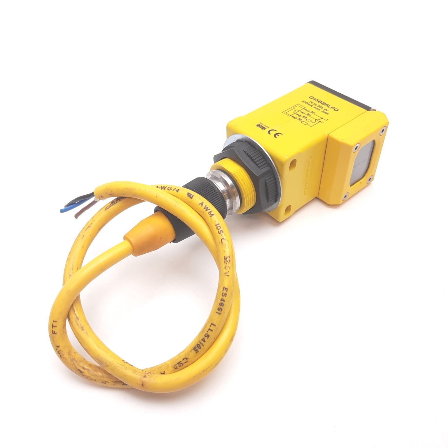 Used Banner Q45BB6LPQ Photoelectric Polarized Retroreflective Sensor, 0.15-6m