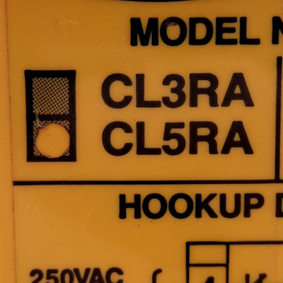 Used Banner CL5RA Maxi-Amp Logic Module, 105-130VAC / 12-28VDC, Output: SPDT 5A Relay