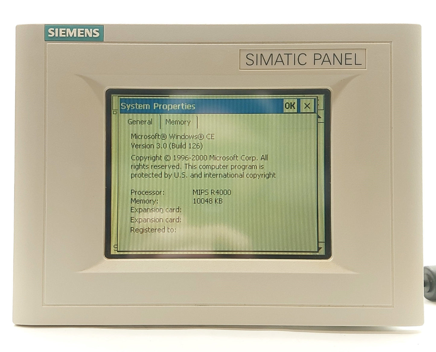 Used Siemens 6AV6 545-0BC15-2AX0 TP 170B SIMATIC HMI Operator Panel 5.7" Color 24VDC