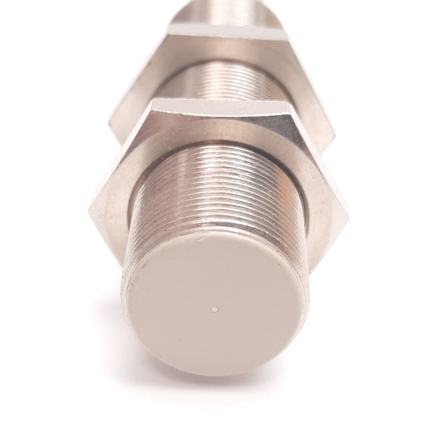 Used Omron TL-X5C1-P1L Proximity Sensor, 5mm, 12-24VDC, NPN N/O, 4-Pin M12