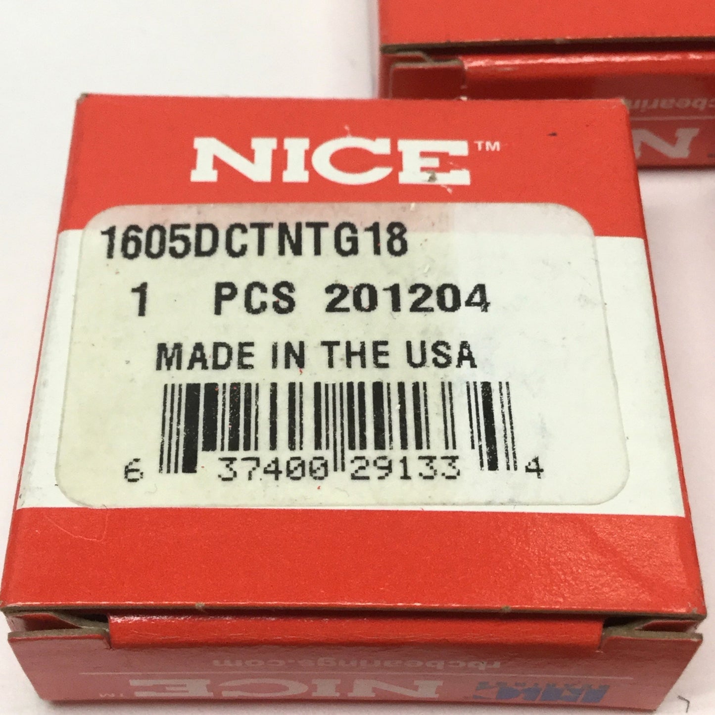 New Lot of 7 NICE 1605DCTNTG18 Radial Ball Bearings Double Sealed 3/8" Bore, 7/8" OD