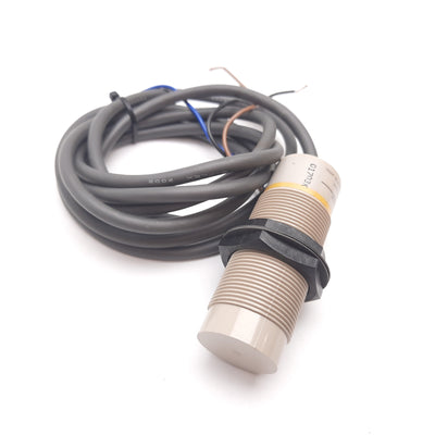 Used Omron E2K-X15MF1 Capacitive Proximity Sensor, 15mm, 12-24VDC 200mA, PNP N/C
