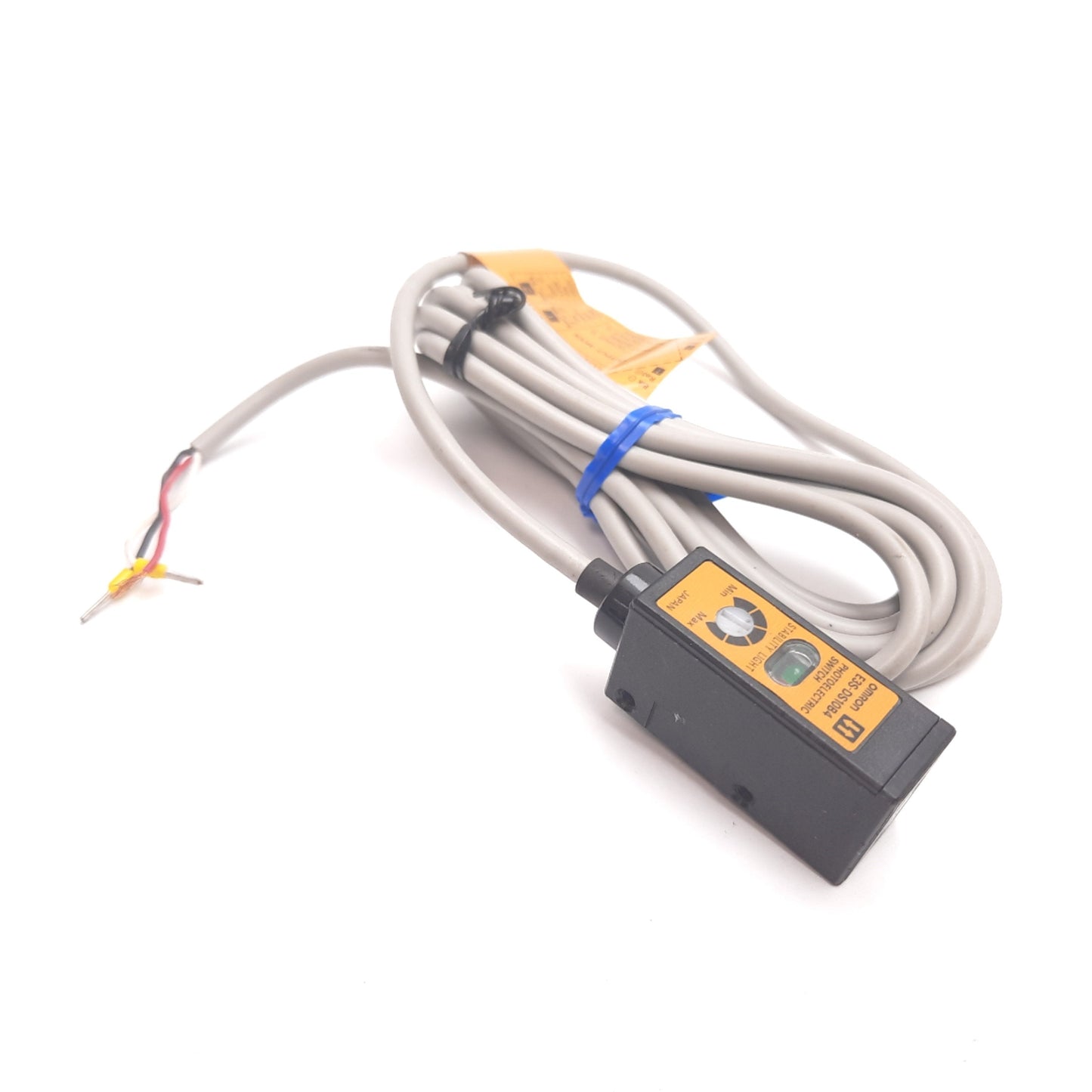 Used Omron E3S-DS10B4 Photoelectric Diffuse Reflective Sensor, 100mm, 12-24VDC, PNP