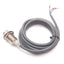 Used Omron E2EG-X5B1 Inductive Proximity Sensor, 5mm, 12-24VDC, PNP N/O, M18, 2m