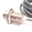 Used Omron E2EG-X5B1 Inductive Proximity Sensor, 5mm, 12-24VDC, PNP N/O, M18, 2m