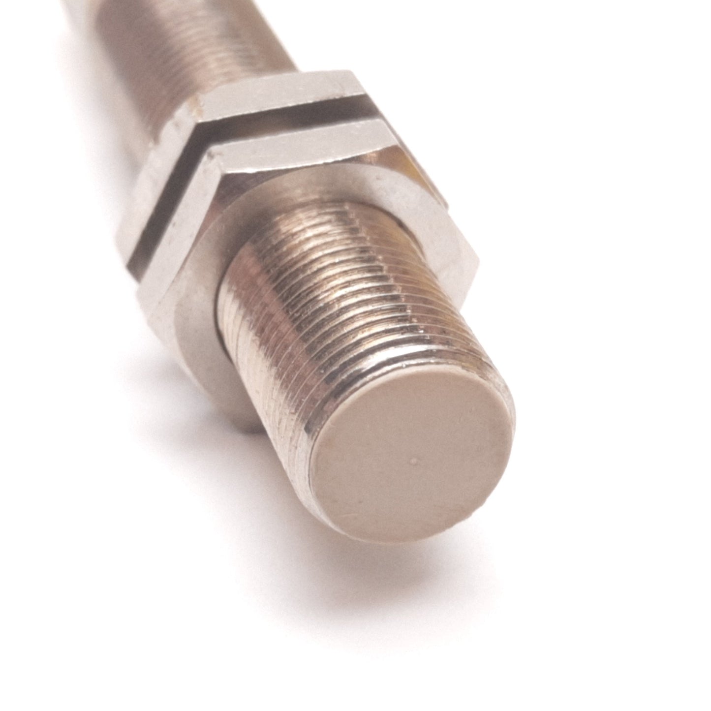 Used Omron TL-X2C1-P1L Proximity Sensor, 2mm, 12-24VDC, NPN N/O, M12, 4-Pin