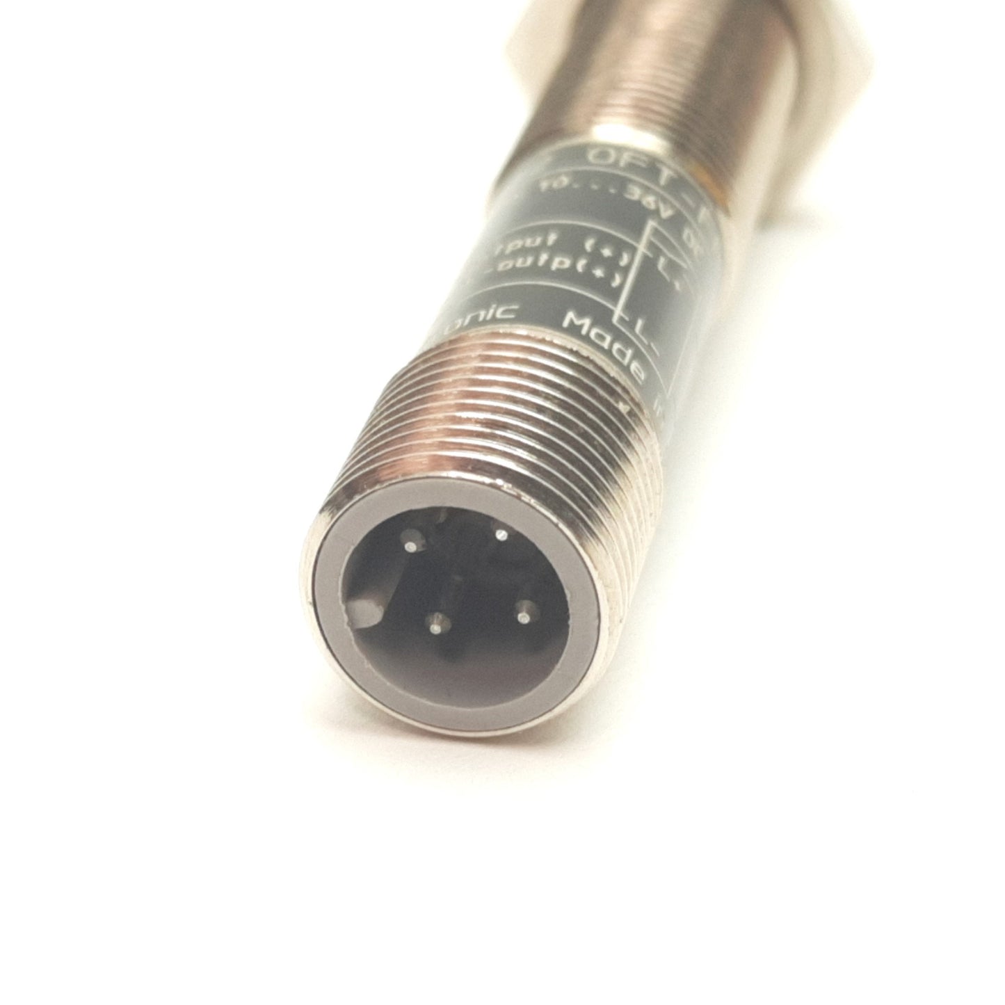 Used IFM OF5012 OFT-FPKG/US Photoelectric Diffuse Reflection Sensor, 200mm, 10-36VDC