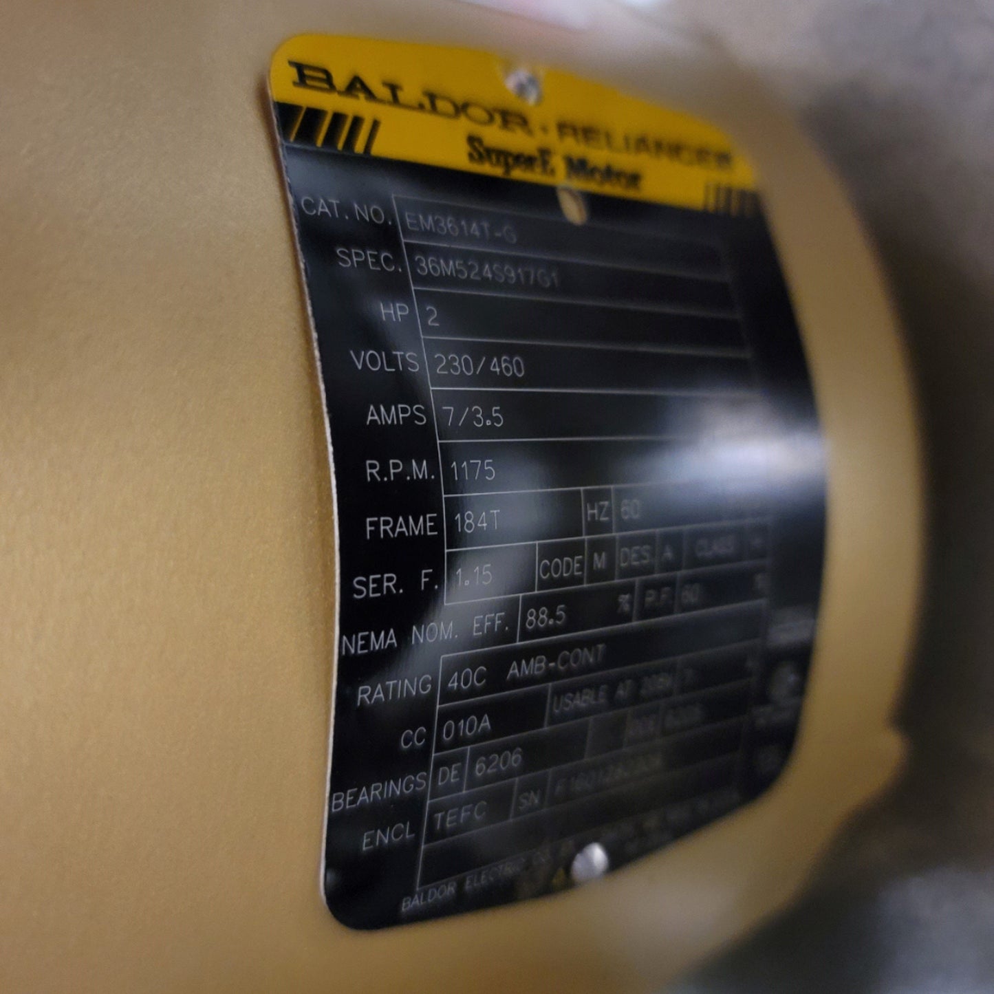 New – Open box Loren Cook 210W11D Wall Mount Centrifugal Exhaust Ventilator 5500CFM 460VAC 3-PH