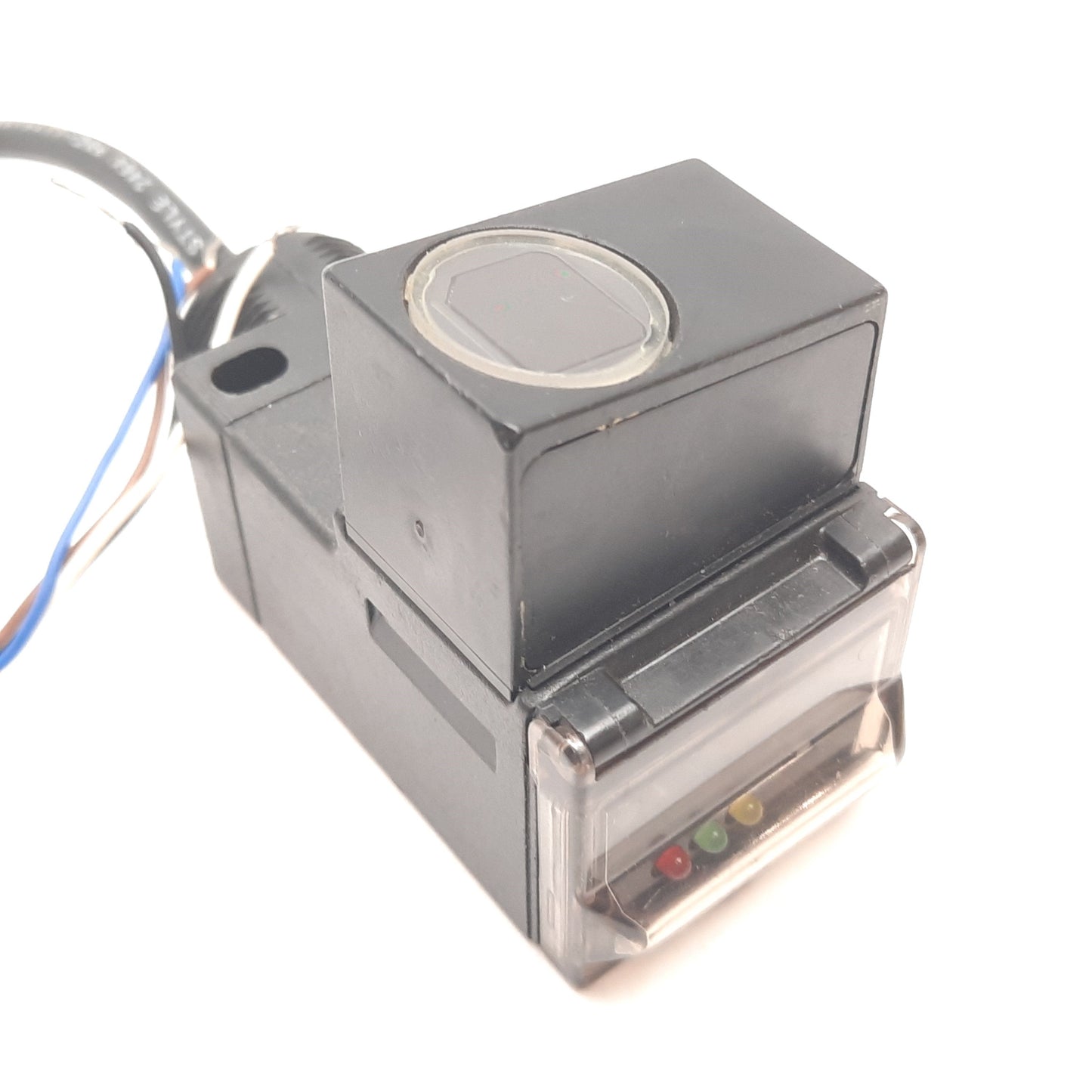 Used Allen Bradley 42GRC-9200 Photoelectric Sensor, 4ft, 10-40VDC, NPN PNP, 4-Wire