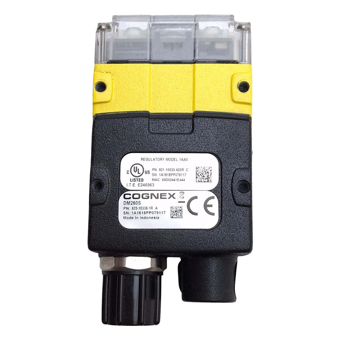 Used Cognex 825-10338-1R DM260S DataMan Fixed-Mount Barcode Scanner 752 x 480, PoE