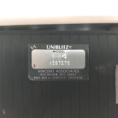 Used Vincent VMM-4 Uniblitz Electronic Optical Shutter Drive, 4-Channel, 120VAC