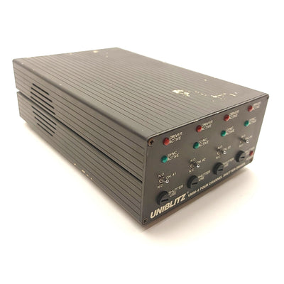 Used Vincent VMM-4 Uniblitz Electronic Optical Shutter Drive, 4-Channel, 120VAC
