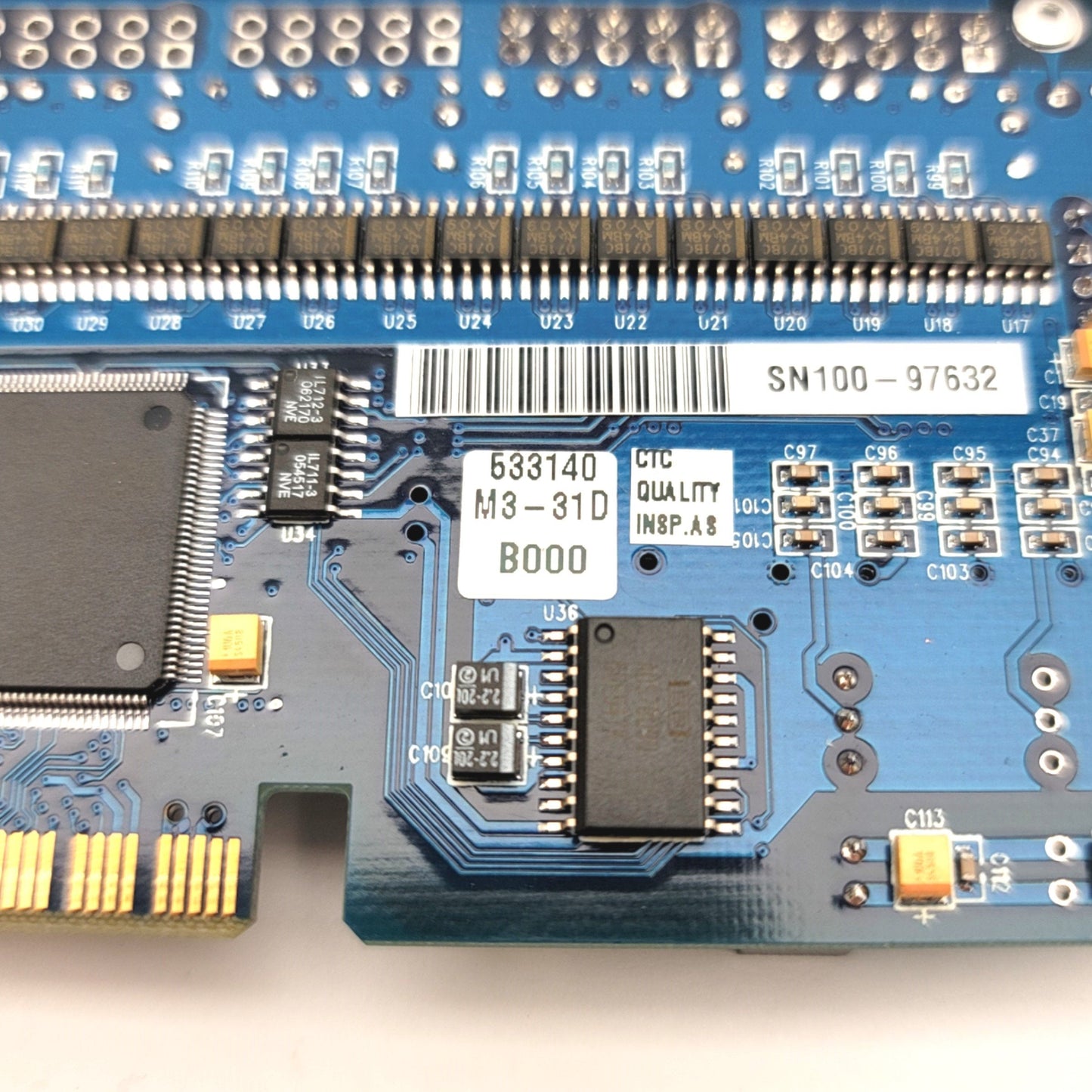 Used Control Technology Corp M3-31D Analog Input Module 8 Inputs 4-20mA, 16Bit