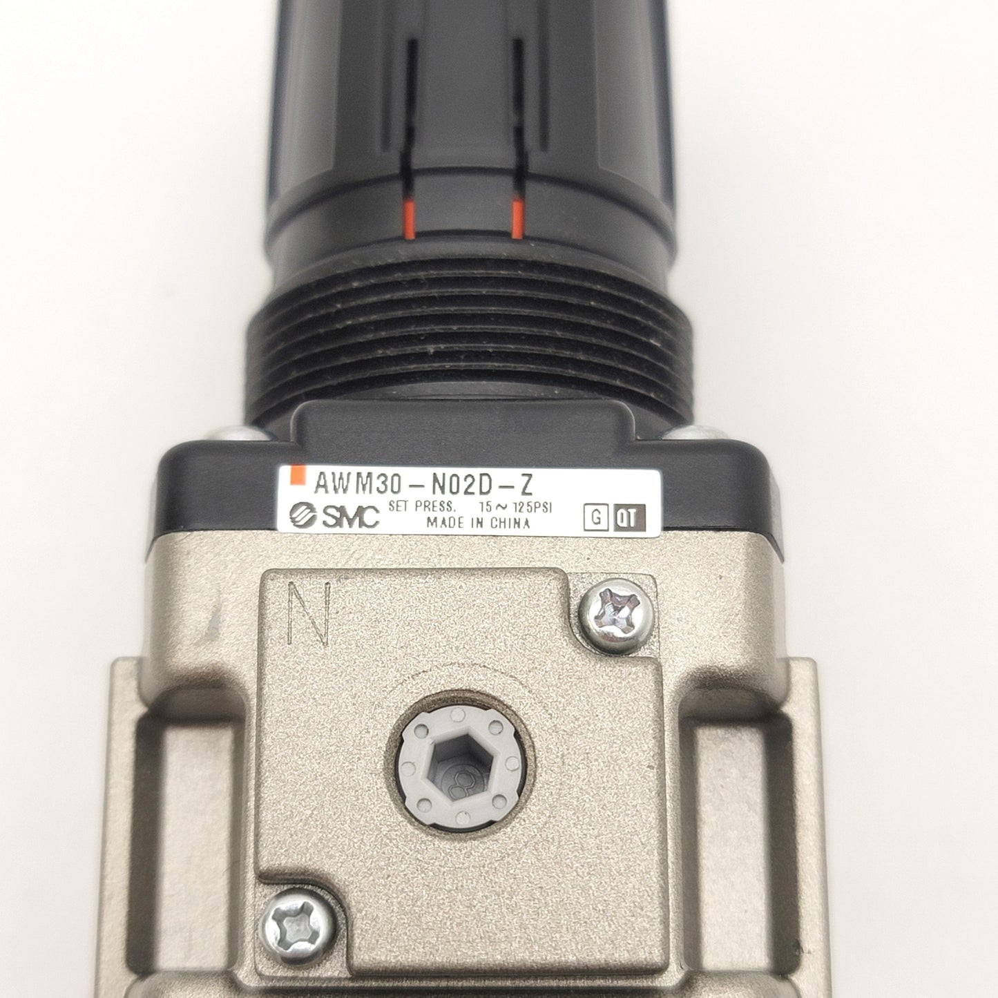 New – Open box SMC AWM30-N02D-Z Modular Mist Separator Regulator W/Auto Drain 1/4"NPT 15-125psi