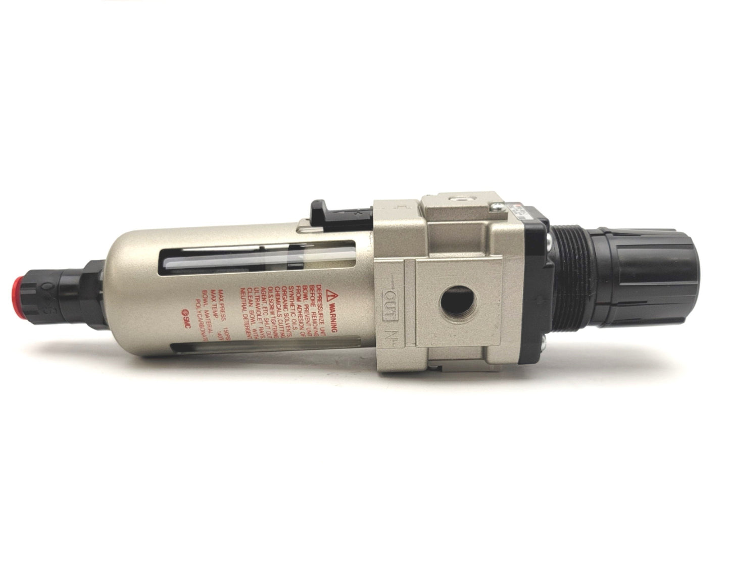 New – Open box SMC AWM30-N02D-Z Modular Mist Separator Regulator W/Auto Drain 1/4"NPT 15-125psi