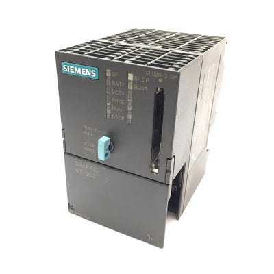 Used Siemens 6ES7 315-2AF02-0AB0 Simatic S7-300 CPU PLC Controller, Input: 24VDC 0.9A