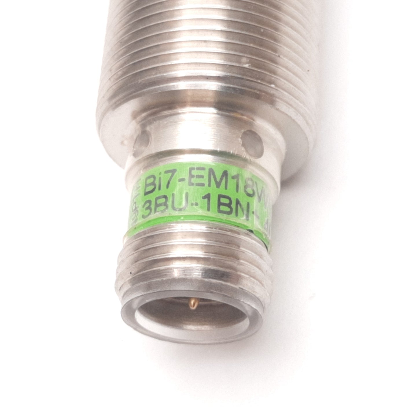 Used Turck Bi7-EM18WD-AN6X-H1141 Inductive Proximity Sensor, 7mm, 10-30VDC, NPN N/O