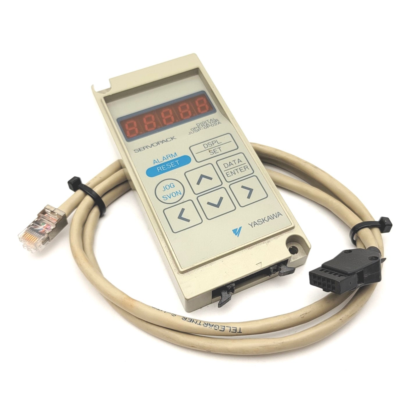 Used Yaskawa JUSP-0P02A Servopack Sigma II Hand Held Digital Operator
