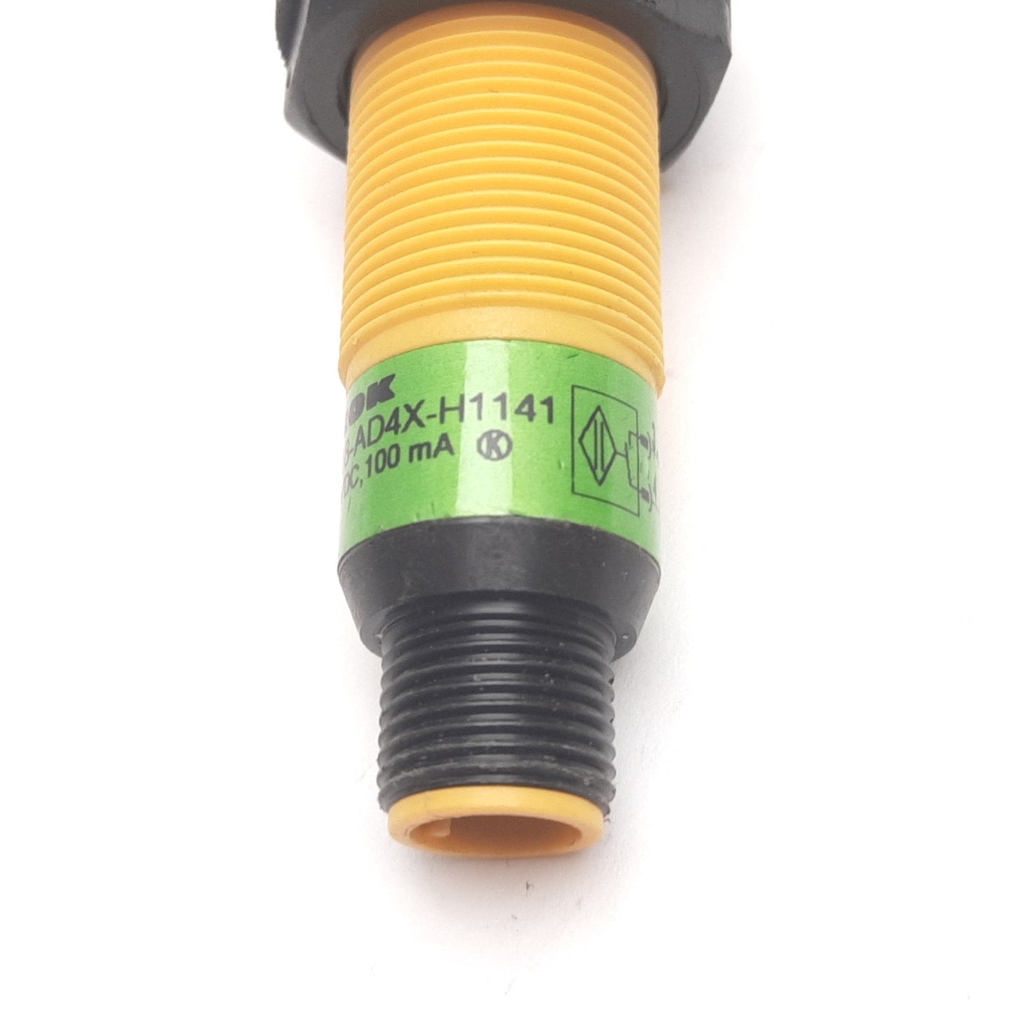 Used Turck BI5-S18-AD4X-H1141 Inductive Proximity Sensor, 5mm, 10-65VDC, M12 4-Pin