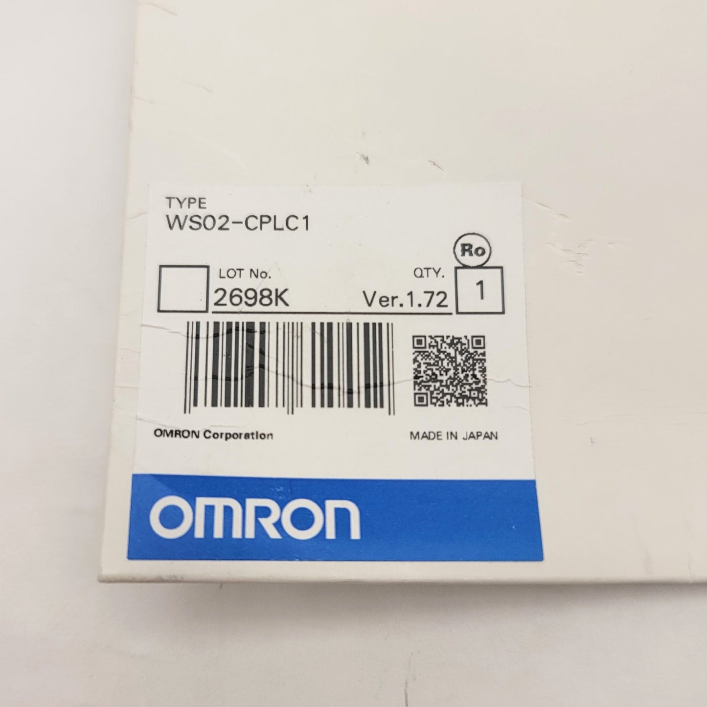 New Omron WS02-CPLC1 1x License CD Media CX-COMPOLET Software With SYSMAC Gateway