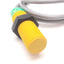 Used Turck Bi5-S18-AP6X Inductive Proximity Sensor, 5mm, 10-30VDC 200mA, 3-Wire, PNP