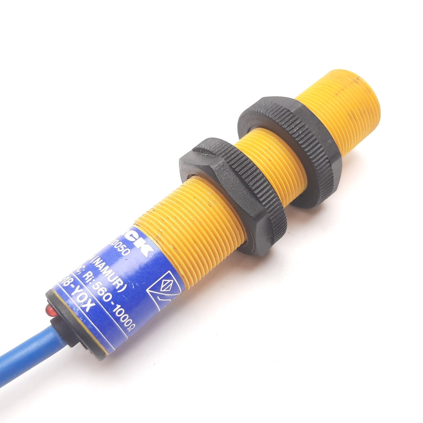 Used Turck BC5-S18-Y0X Capacitive Proximity Sensor, 5mm, 7-9VDC, M18, 2-Wire