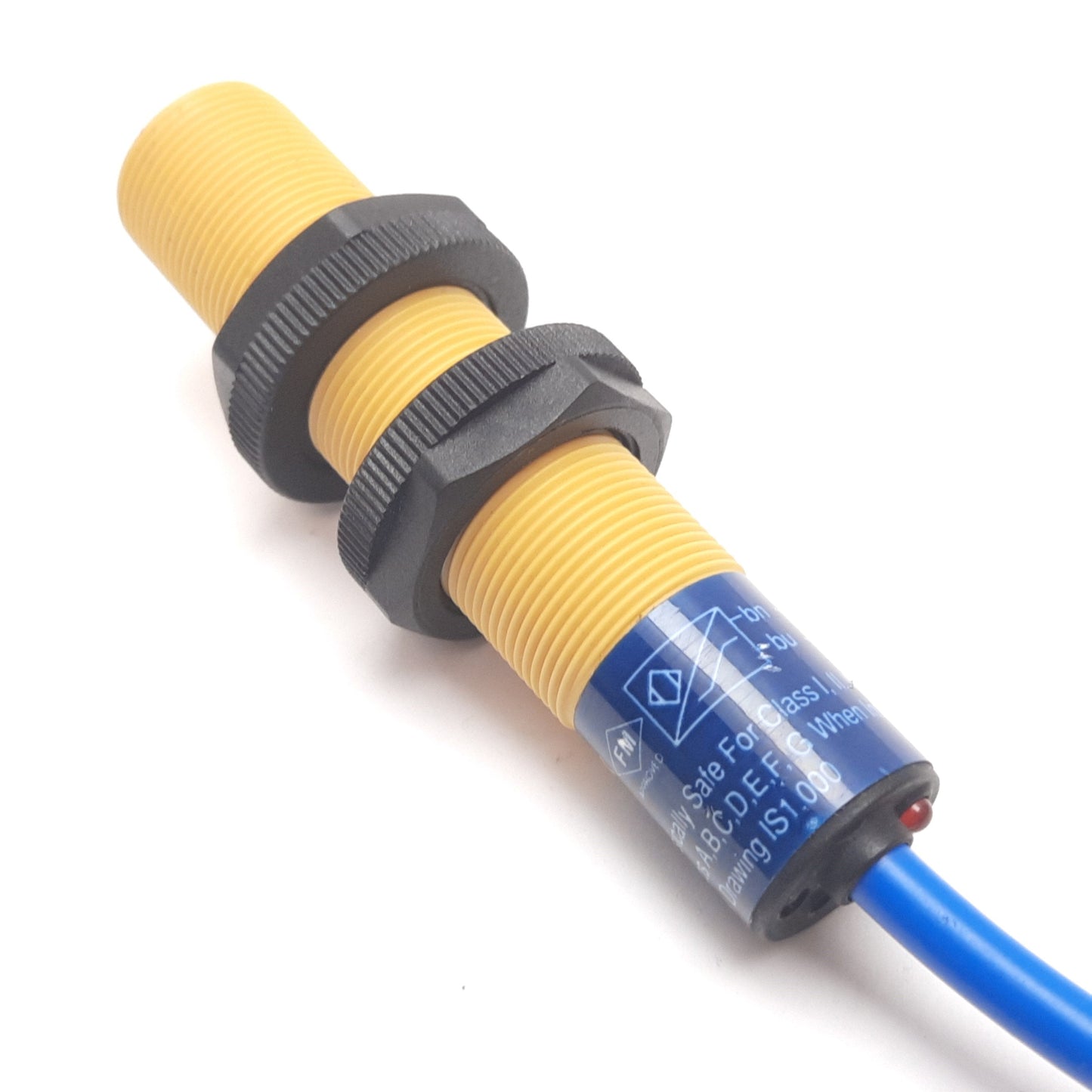 Used Turck BC5-S18-Y0X Capacitive Proximity Sensor, 5mm, 15V 60mA, M18, 2-Wire