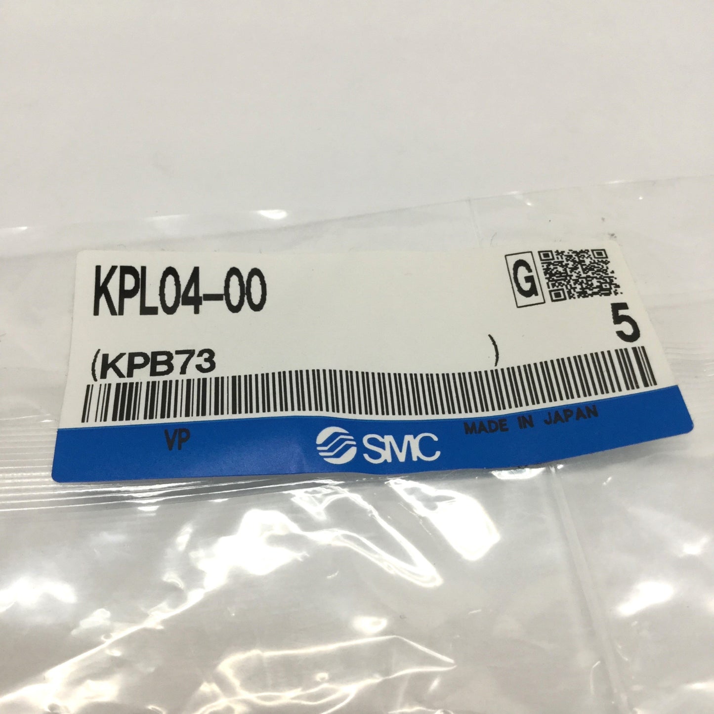 New Lot of 5 SMC KPL04-00 Clean Room Union Elbow One-Touch Air Fittings 4mm Tube