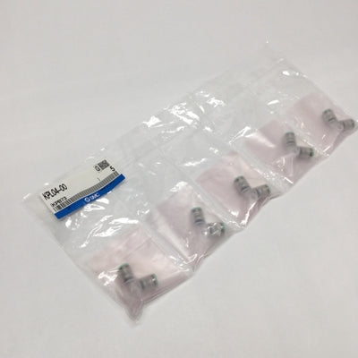 New Lot of 5 SMC KPL04-00 Clean Room Union Elbow One-Touch Air Fittings 4mm Tube