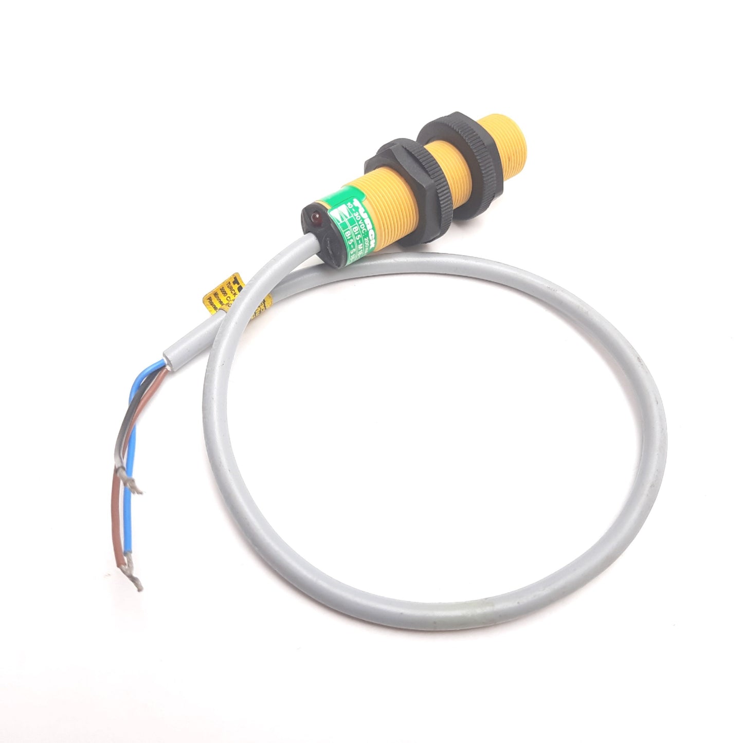 Used Turck Bi5-S18-AN6X Inductive Proximity Sensor, 5mm, 10-30VDC 200mA, NPN N/O