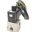 Used SMC VT317-5D-02-Q 3-Port Direct Operated Poppet Solenoid Valve, 24VDC, 1/4" NPT
