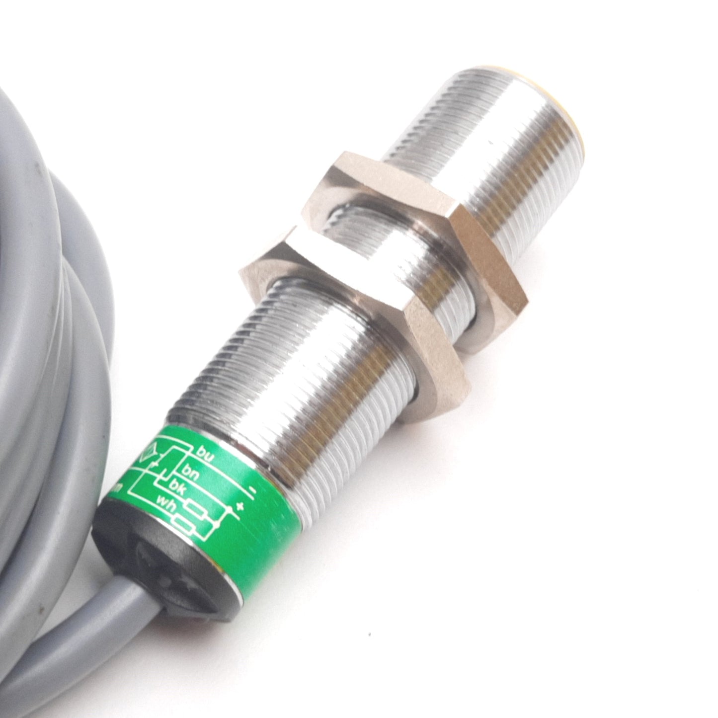 Used Turck Bi5-M18-VN4X Inductive Proximity Sensor, 5mm, 10-65VDC 200mA, NPN, 4-Wire