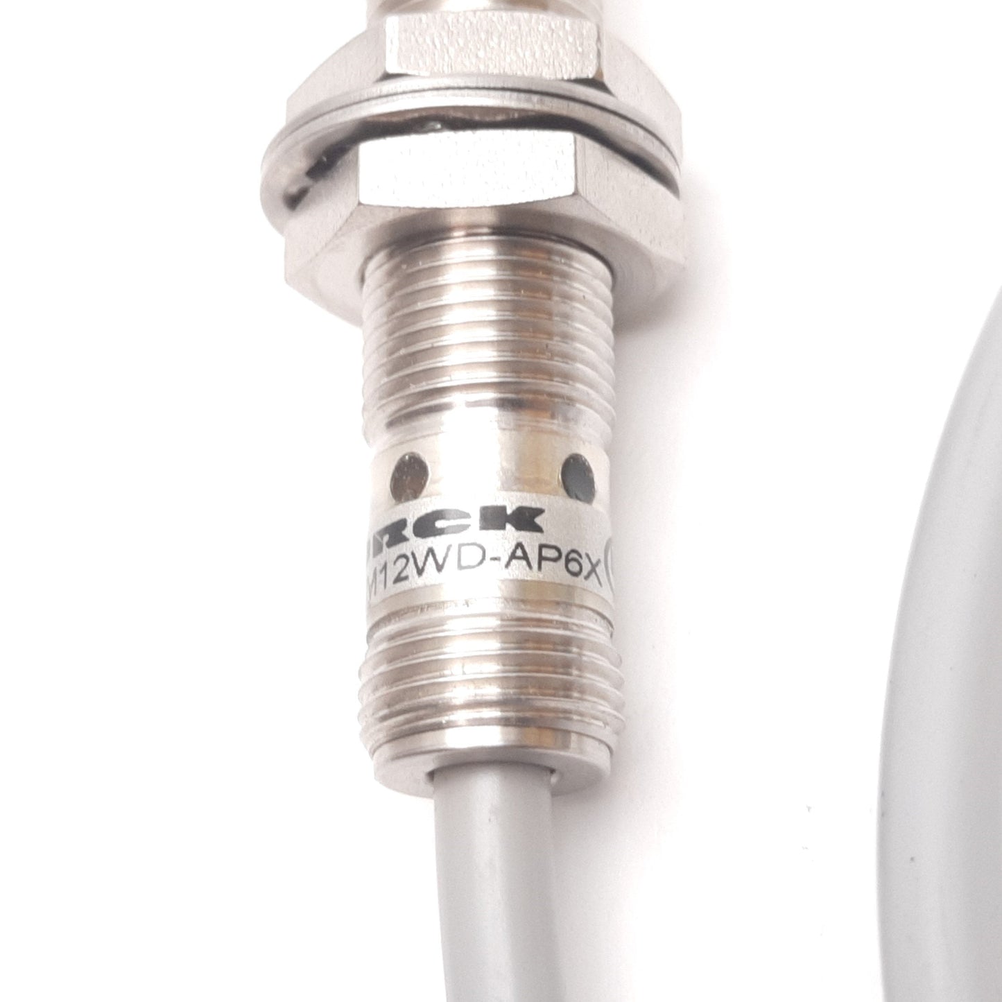 Used Turck Ni5-EM12WD-AP6X Inductive Proximity Sensor, 5mm, 10-30VDC, PNP, M12, 4-Pin