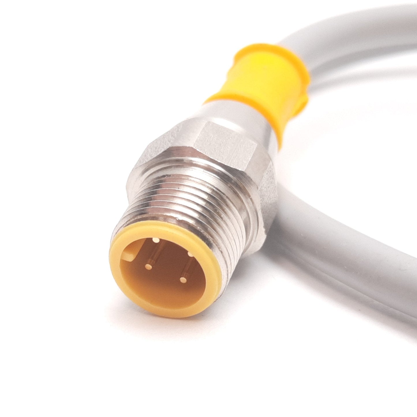 Used Turck Ni5-EM12WD-AP6X Inductive Proximity Sensor, 5mm, 10-30VDC, PNP, M12, 4-Pin