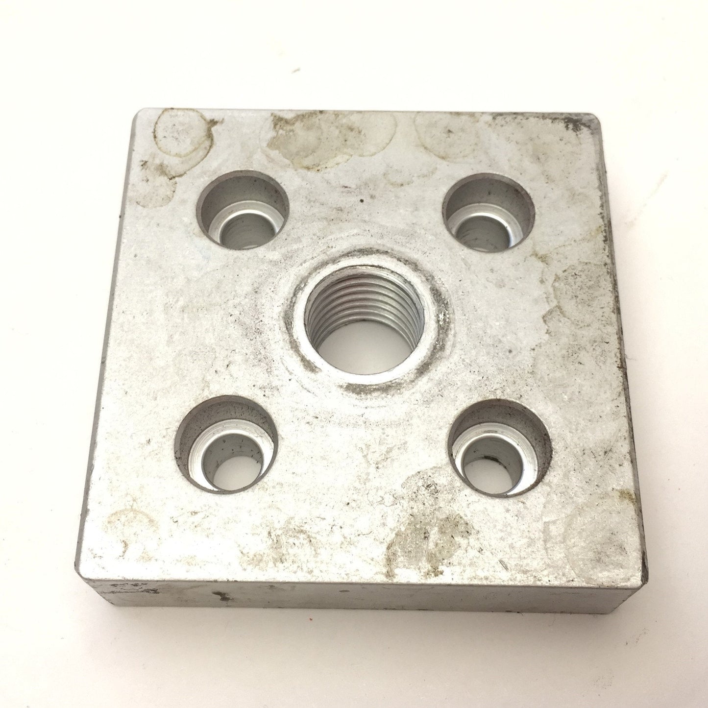 Used Lot of 4 80/20 2202 Leveling Feet 3/4"-10 x 2" Thread w/15-Ser 3"x3" Base Plate