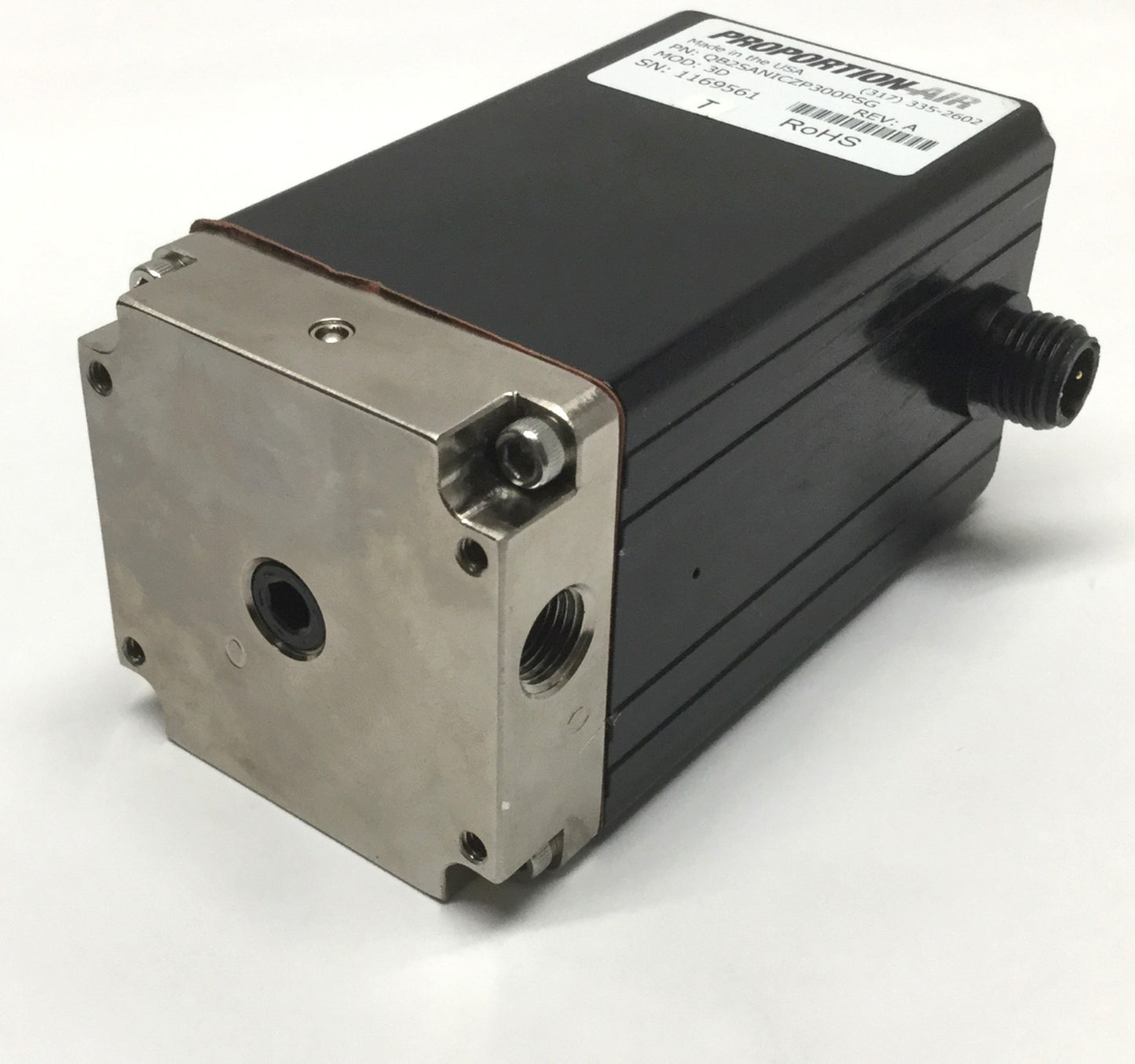 Used Proportion-Air QB2SANICZP300PSG Dual Loop Pressure Control Valve, 300psi, 4-20mA