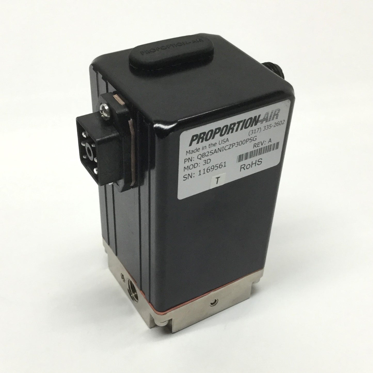 Used Proportion-Air QB2SANICZP300PSG Dual Loop Pressure Control Valve, 300psi, 4-20mA