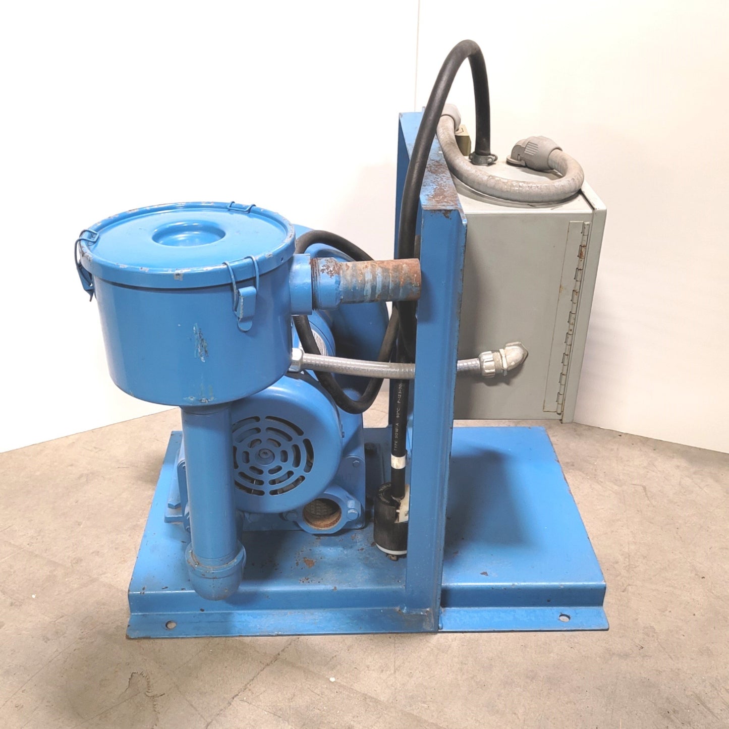 Used NOVATEC RRB Remote Regenerative Blower, 1.5HP, 208VAC 3-Phase 60Hz, 5A
