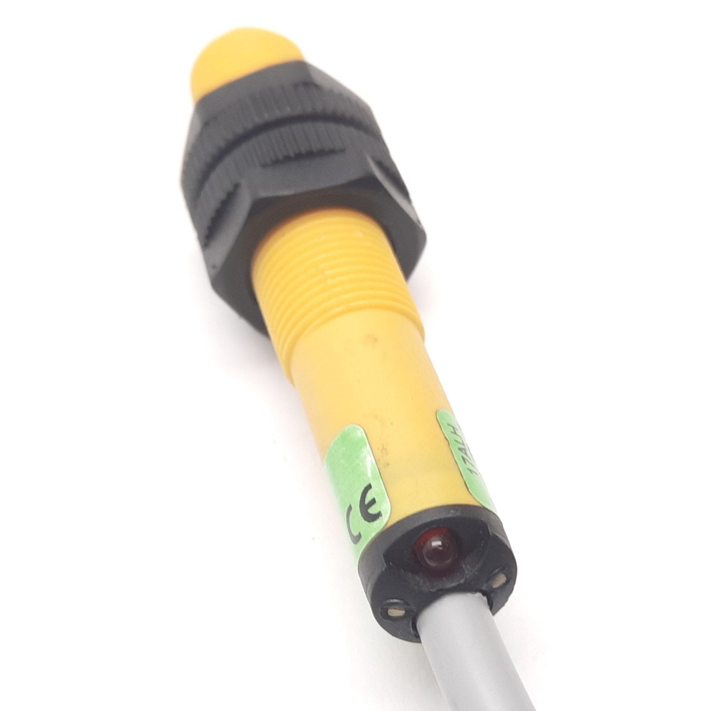 Used Turck Bi2-S12-AD4X Inductive Proximity Sensor, 2mm, 10-65VDC, 100mA, N/O 2-Wire