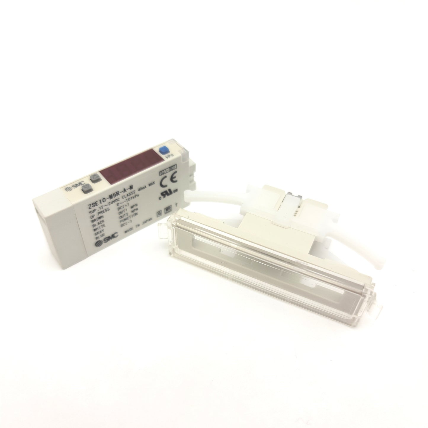 New – Open box SMC ZSE10-M5R-A-M Digital Vacuum Pressure Switch 0 To -101kPa, 12-24VDC, NPN/PNP