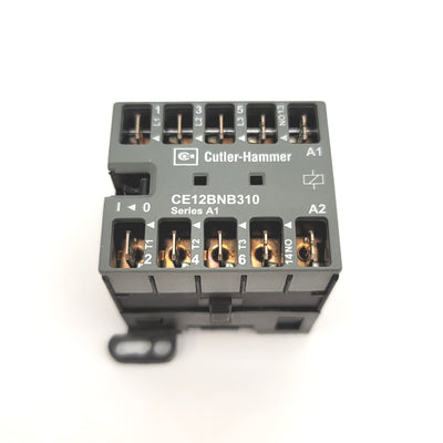 New – Open box Cutler Hammer CE12BNB310 Definite Purpose Contactor 600VAC 12A 3HP Coil: 115VAC