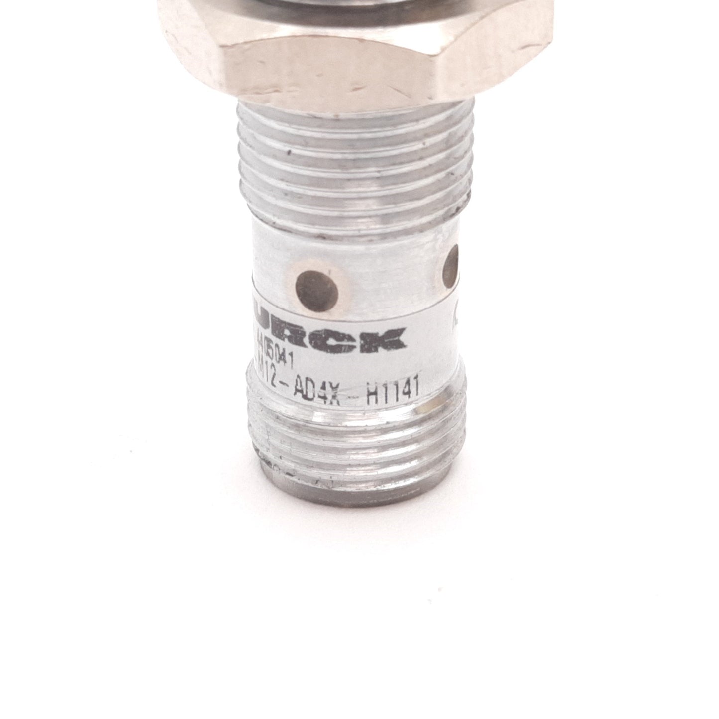 Used Turck Bi3-M12-AD4X-H1141 Inductive Proximity Sensor, 3mm, 10-65VDC, N/O, M12