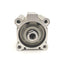 Used SMC CDQ2A50-50DZ Compact Double Acting Cylinder Bore: 50mm Stroke: 50mm 1MPa Max