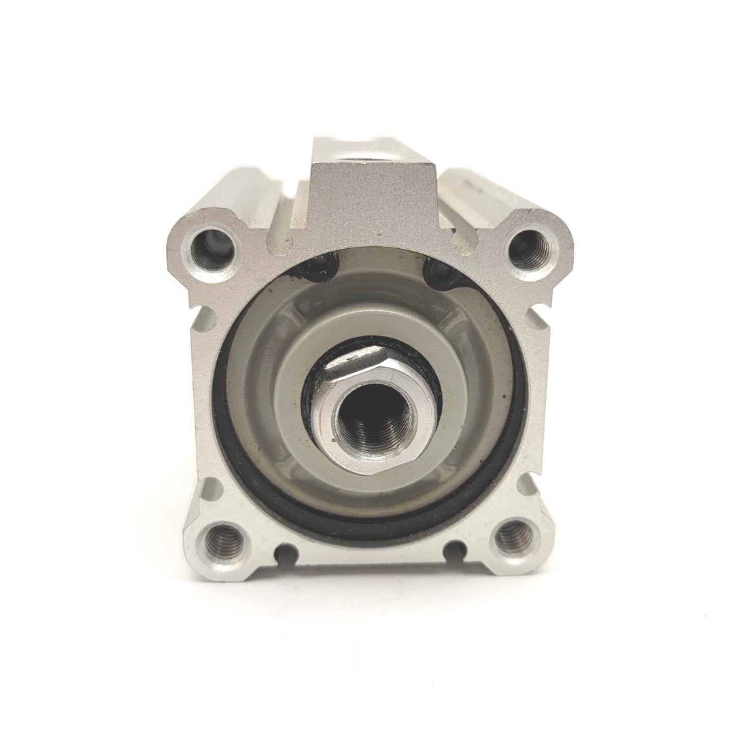Used SMC CDQ2A50-50DZ Compact Double Acting Cylinder Bore: 50mm Stroke: 50mm 1MPa Max