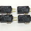 Used Lot of 4 Omron VX-5-1C22 Micro Snap Action Limit Switch 5A 250VAC, Pin Plunger